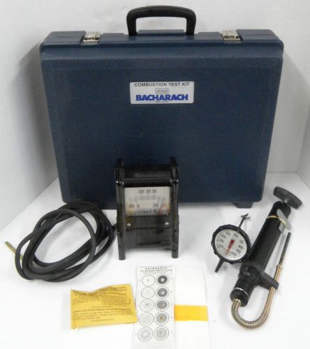 BACHARACH Combustion Test Kit 10-5022 Draft Gauge Tempoint Thermometer USA