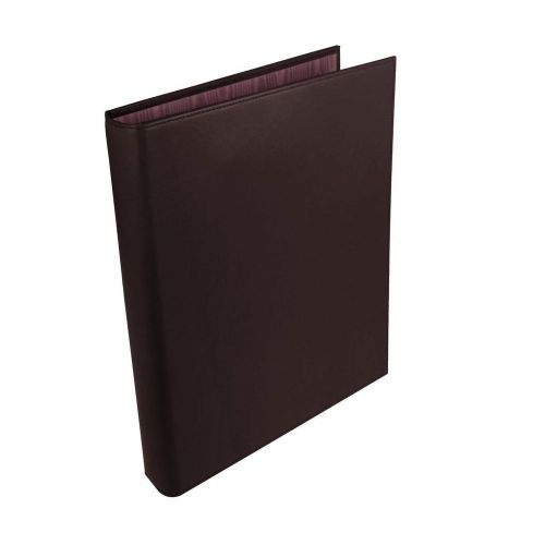 LUCRIN - Simple A4 binder - Smooth Cow Leather - Burgundy