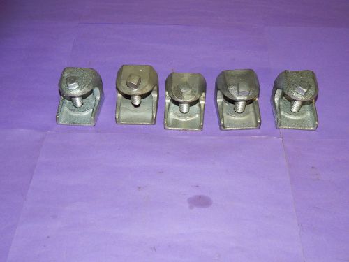 Lot of 5 steel city 215 1&#034; inch beam clamp for sale