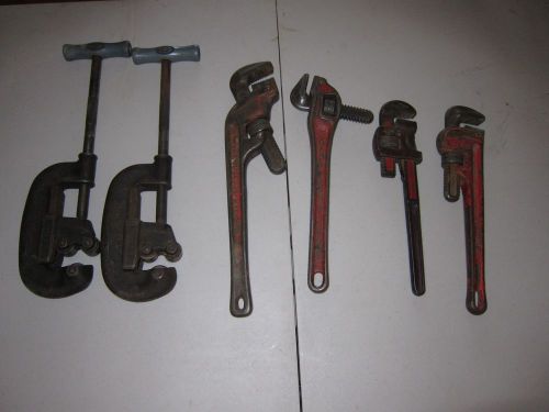 Ridgid Pipe Wrench-Cutters Lot