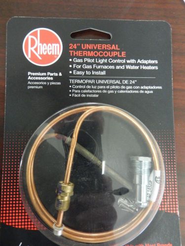 Rheem Universal Thermocouple 24&#034; Model # 847961  w/ adapters