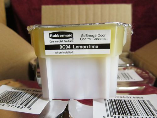 RUBBERMAID &#034;LEMON LIME&#034; FRAGRANCE CANISTERS 9C94 Lot OF 6