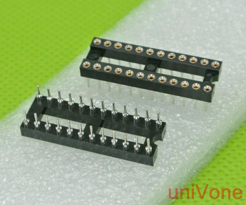 24 pin IC Socket 2.54mm(.100&#034;) DIP adapter Screw Pin Type.12pcs