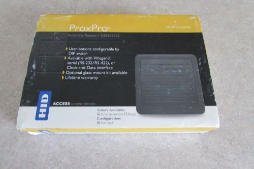 5355AGN00 Access Control ProxPro Wiegand Reader NIB Gray