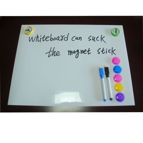 Magnetic 23*17&#034; dry erase message white board for refrigerator calendar planner for sale