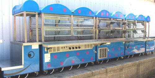 Hot food / cold salad bar buffet happycaterpillar line up must see! 5 sections for sale