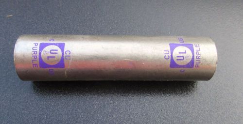 Morris Copper Long Barrel Compression Splice 4/0 Purple 94526