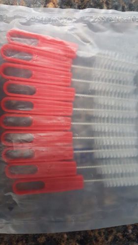 10 single ended valve cleaning brushes 10.5cm for sale