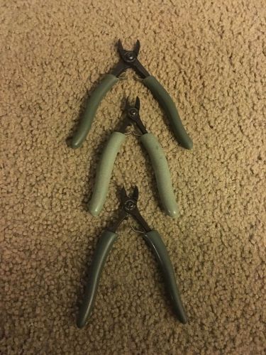 Swanstrom Nippers / Cutters 3pc Set Excellent Lg + Sm - Compare Lindstrom Pliers