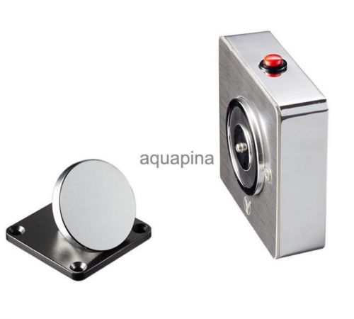 Wall Mount Magnetic Door Lock Locking Stopper 150 lbs Holding Force YD-603