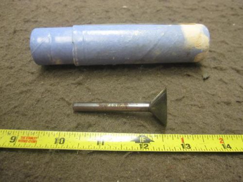 HSS  BURR 1&#034; FINE INVERTED CONE ROTARY FILE AIRCRAFT TOOL BURR