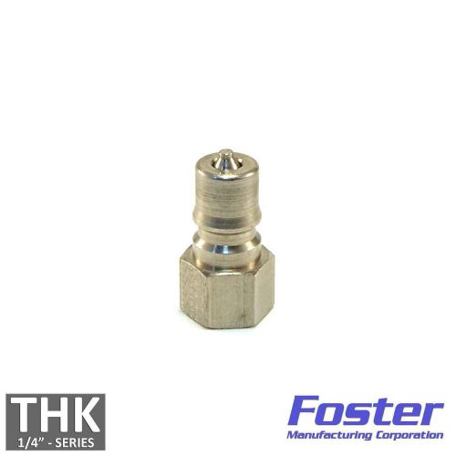 Foster FHK Series 1/4&#034; K2S/S Stainless Steel ISO B Hydraulic Quick Connect Plug