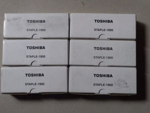6 boxes Toshiba staple- 1900 staple 1900