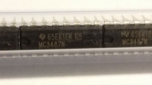 5 pcs. MC3487N  quad diff line driver 16-dip - Texas Instruments