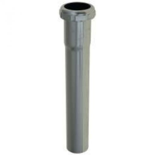 Slip joint extension tube 20ga chrome brass 1 1/2&#034; x 12&#034; metal 556049 for sale