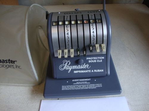 Vintage  paymaster type 8000  french canadian model imprimante a ruban near mint for sale