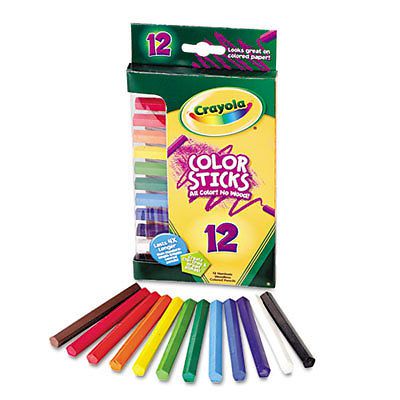 Woodless Color Pencils, Assorted, 12/Pack, Sold as 1 Package