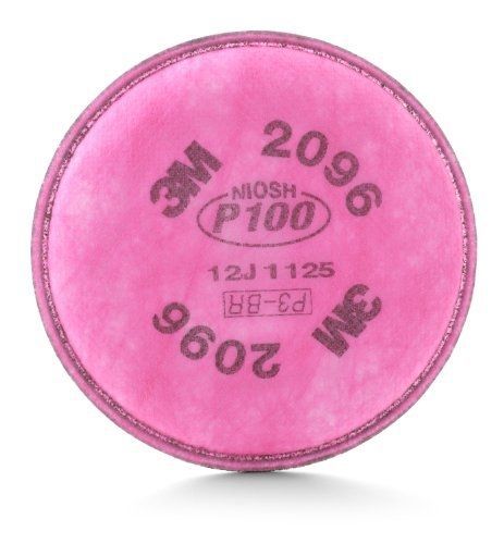 3M Particulate Filter 2096, P100 Respiratory Protection, with Nuisance Level