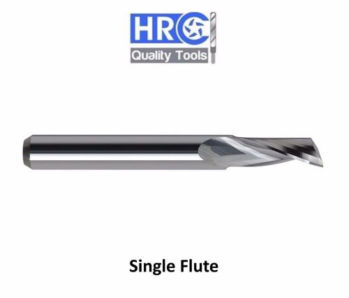 HRC Tools Solid Carbide End Mill Single (1) Flute 45 HRc EndMill