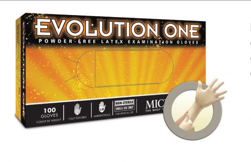 Microflex evolution one latex examination gloves ev-2050-xl 100/box for sale