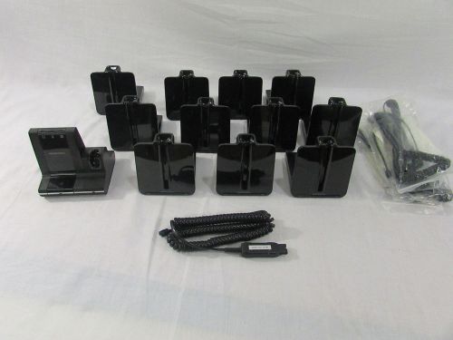 Lot of 11 Plantronics Base C054 With One W02 Base No Power Adapter or Headset