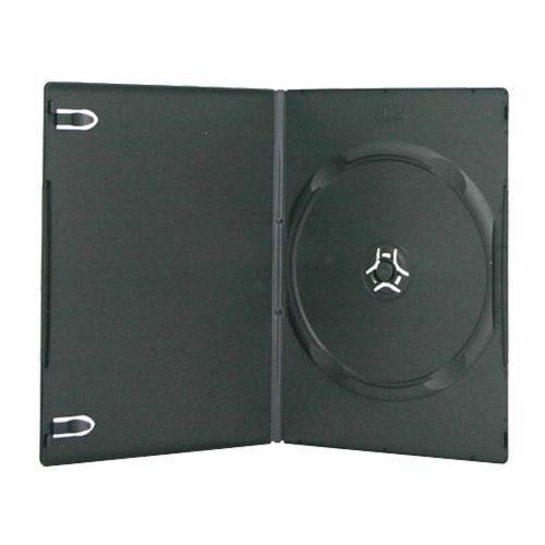 100 new black single slim cd dvd case 7mm on sales by ups ground not media mail for sale