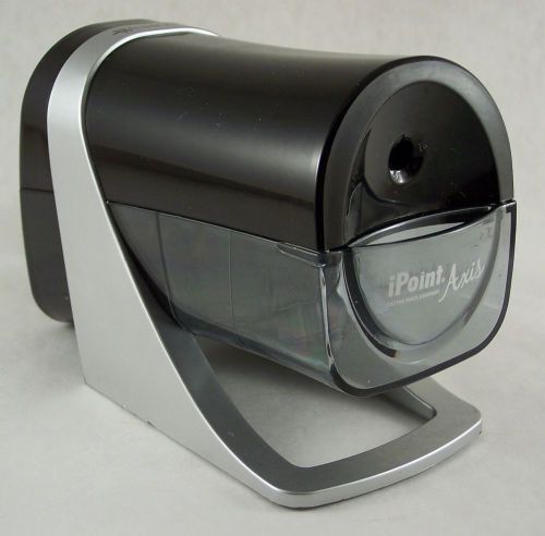 Awesome Westcott iPoint Axis Electric Pencil Sharpener 15510-001 Black &amp; Gray