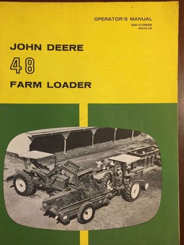 John Deere 48 Farm Loader OM-C19595 Issue A9