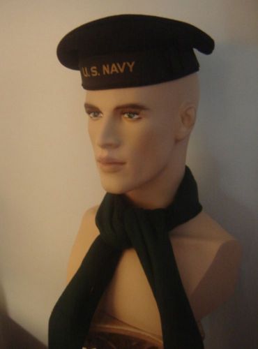 REALISTIC LIFE-SIZE HANDSOME MALE MANNEQUIN BUST w/BROWN WIG - FINAL LISTING!