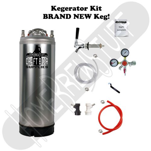New keg kit kegerator conversion homebrew draft beer ball locks tap &amp; regulator for sale