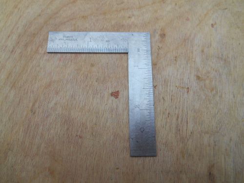 VTG STARRETT NO. 21 THIN STEEL TRY SQUARE , 3&#034;