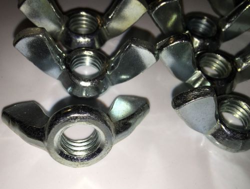 Wing Nuts Steel Cold Forged Zinc Plated 1/2-13  Qty 10 New Free Shipping
