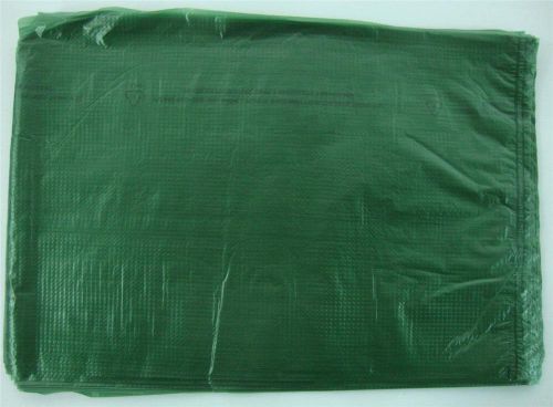 500 Qty. 6 1/4&#034; x 9 1/4&#034; Green High-Density Plastic Merchandise Bag Extra Small