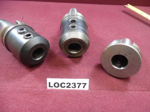 LOT OF 3 BT40  END MILL TOOL HOLDER  LOC2377