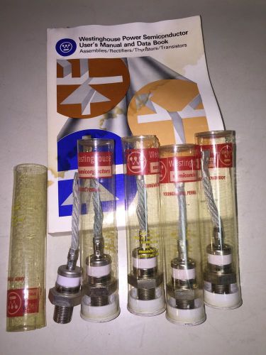 NOS Westinghouse Semiconductor Diode CWL 1N3263 Set Of Five And Manual