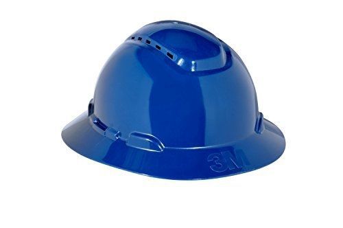 3m full brim hard hat h-810v, 4-point ratchet suspension, vented, navy blue for sale