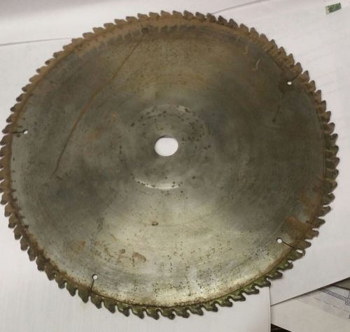 14&#034; 80 tooth saw blade 1&#034; bore Brand unknown