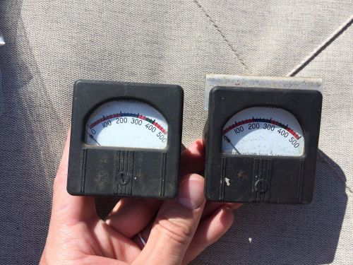Set of 2 Vintage Westinghouse RX-33 Milliamperes Meters Measure 0-500 MA Gauge