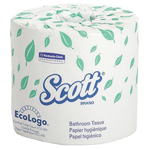Scott Bulk Toilet Paper Individually Wrapped Standard Rolls 2 PLY White Case