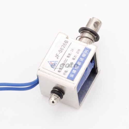 JF-0826B DC24V 350mA 20N/10mm Precise Pull-Push-Type Reset-Style Electromagnet