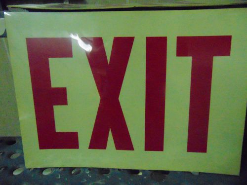10 BY 14 EXIT SIGN