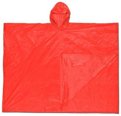 MCR Safety O41 52 by 80-Inch Schooner PVC Single Ply Disposable Poncho with