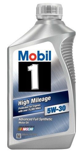 Mobil 1 45000 5W-30 High Mileage Motor Oil - 1 Quart (Pack of 6), New