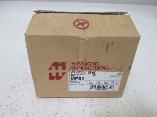 HAMMOND MPB2 PUSHBUTTON ENCLOSURE *NEW IN A BOX*
