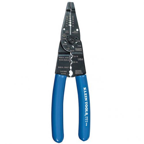 Klein tools 1010 long-nose multi-purpose tool with blue cushioned handles for sale