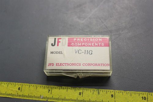 NEW OLD STOCK JFD VARIABLE TRIMMER PISTON GLASS CAPACITOR VC-11G (S17-2-102A)