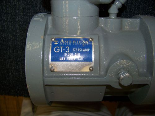 American Meter Company Flow Meter 3&#034; 275 PSI MAOP 10000 CFH &amp; 2 Accessories GT-3
