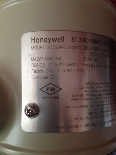 Honeywell ST3000 Differential Pressure Transmitter New In Box -20 - 400 In Water