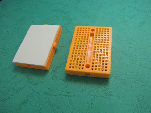 NEW 1PCS Mini 170 Tie Point Solderless Breadboard Prototype Arduino Yellow