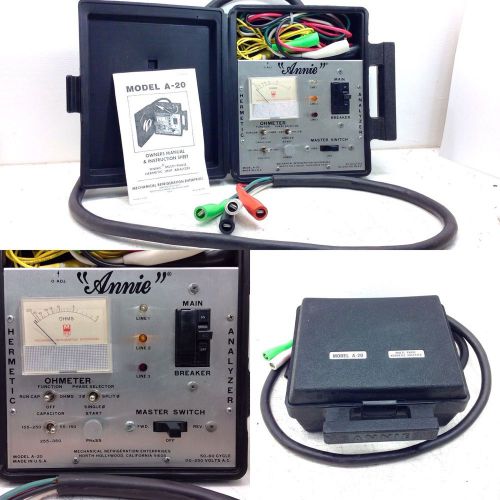 Annie model a-20 multi-phase hermetic analyzer mechanical refrigeration for sale